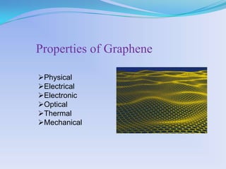 How it will change electronics??So,WhatsGraphene???Worlds’  first  2D crystal.