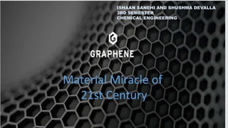 Graphene ppt | PPTX | Chemistry | Science