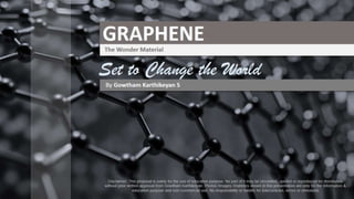 Graphene: The wonder material set to change the world
