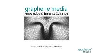 TM
graphene media
Knowledge & Insights Xchange
Corporate Identity Number: U74120MH2014PTC252223
 