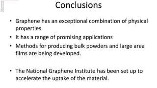 Graphene ppt | PPT