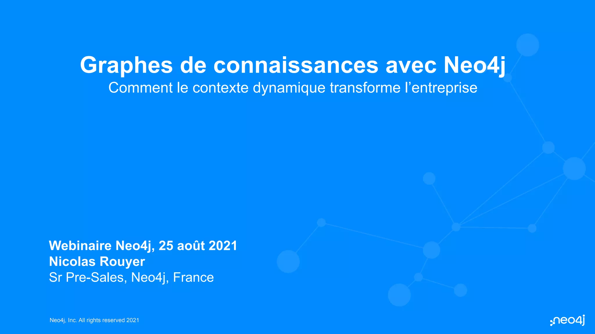 Graphes de connaissances avec Neo4j | PPT