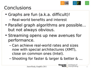 Graph Exploitation Seminar, 2011