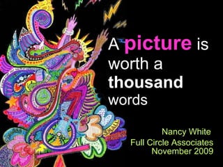 Nancy White  Full Circle Associates November 2009 A  picture  is worth a  thousand  words 