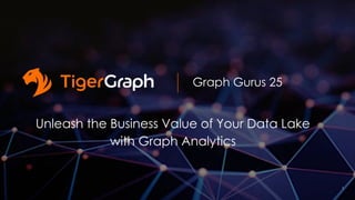 © 20190 TigerGraph. All Rights Reserved
Graph Gurus 25
Unleash the Business Value of Your Data Lake
with Graph Analytics
1
 