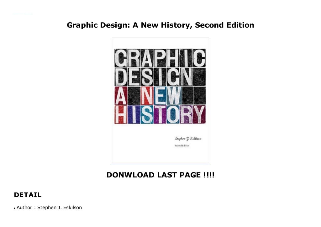 Graphic Design A New History Second Edition