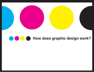 How does graphic design work?
 