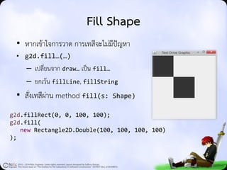 2D Graphics and Animations in Java World | PDF