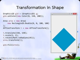 Rectangle2d Java 2D Graphics and Animations in Java World | PDF