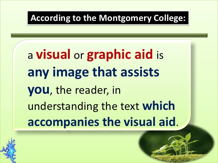 Graphic aids....present