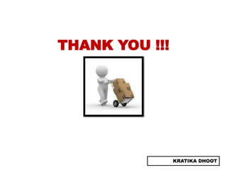 THANK YOU !!!




                KRATIKA DHOOT
 
