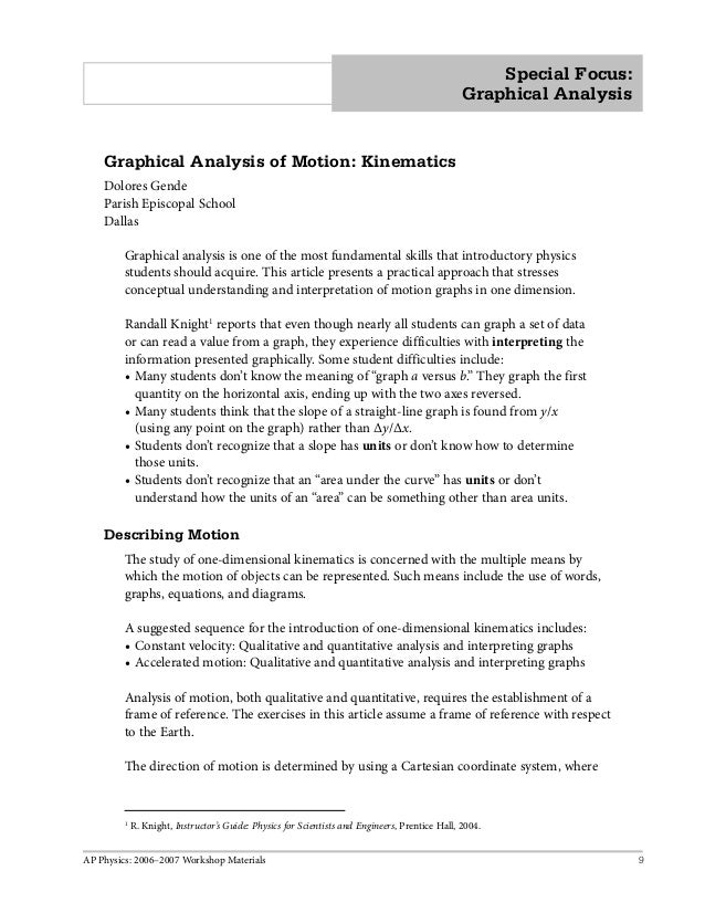 physics graphical analysis physics graphical analysis