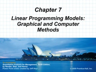 Comprehensive Guide to Linear Programming Models: Graphical and ...