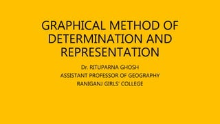 GRAPHICAL METHOD OF
DETERMINATION AND
REPRESENTATION
Dr. RITUPARNA GHOSH
ASSISTANT PROFESSOR OF GEOGRAPHY
RANIGANJ GIRLS’ COLLEGE
 