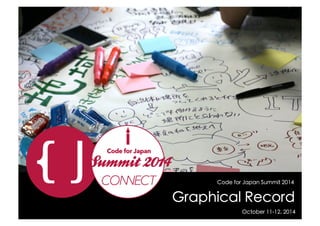 Code for Japan Summit 2014 
Graphical Record 
October 11-12, 2014 
 
