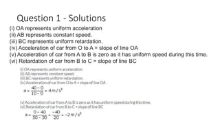 Graphical representation of motion ppt | PPTX