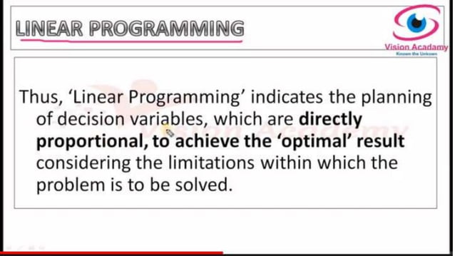 Linear programming basics and background | PPT