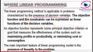 Linear programming basics and background | PPT