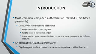 Graphical User Authentication | PPTX