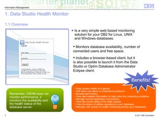 Graphical Utilities For IBM DB2 Monitoring | PPT