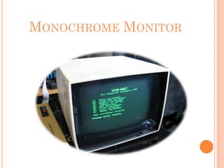 MONOCHROME MONITOR
 