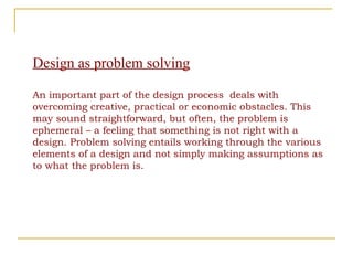 Design Problem Gcse Image Graphic design | PPT