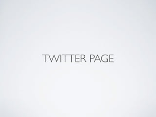 TWITTER PAGE
 