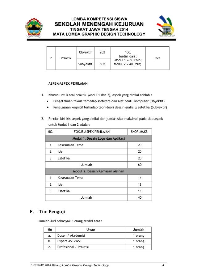 Format Penilaian Desain Grafis - Dunia Sosial