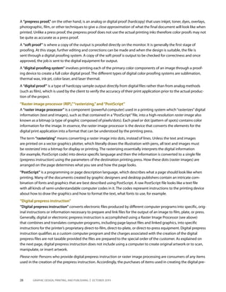 Digital Prepress Example Graphic design. printing and publishing | PDF