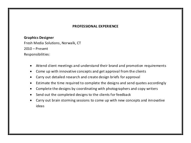 graphic designer responsibilities