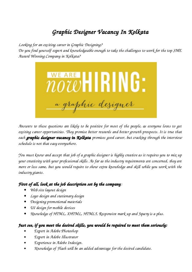 graphic designer description