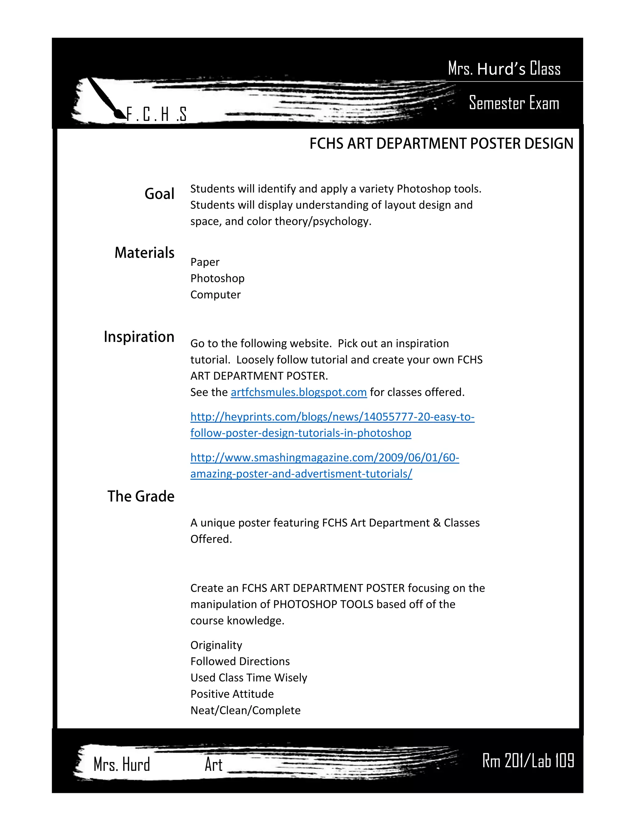 Graphic Design Exam Examples Graphic design exam | PDF