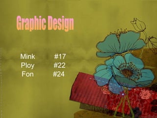 Graphic Design Fmp | PPT