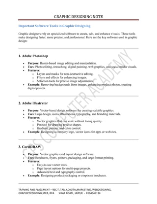 rscit notes student and beginnerd .pdf Images High... GRAPHIC DESIGNING NOTES students and beginners .pdf