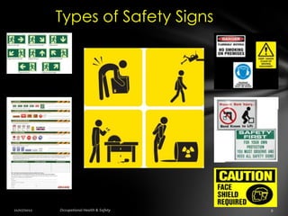Types of Safety Signs
 