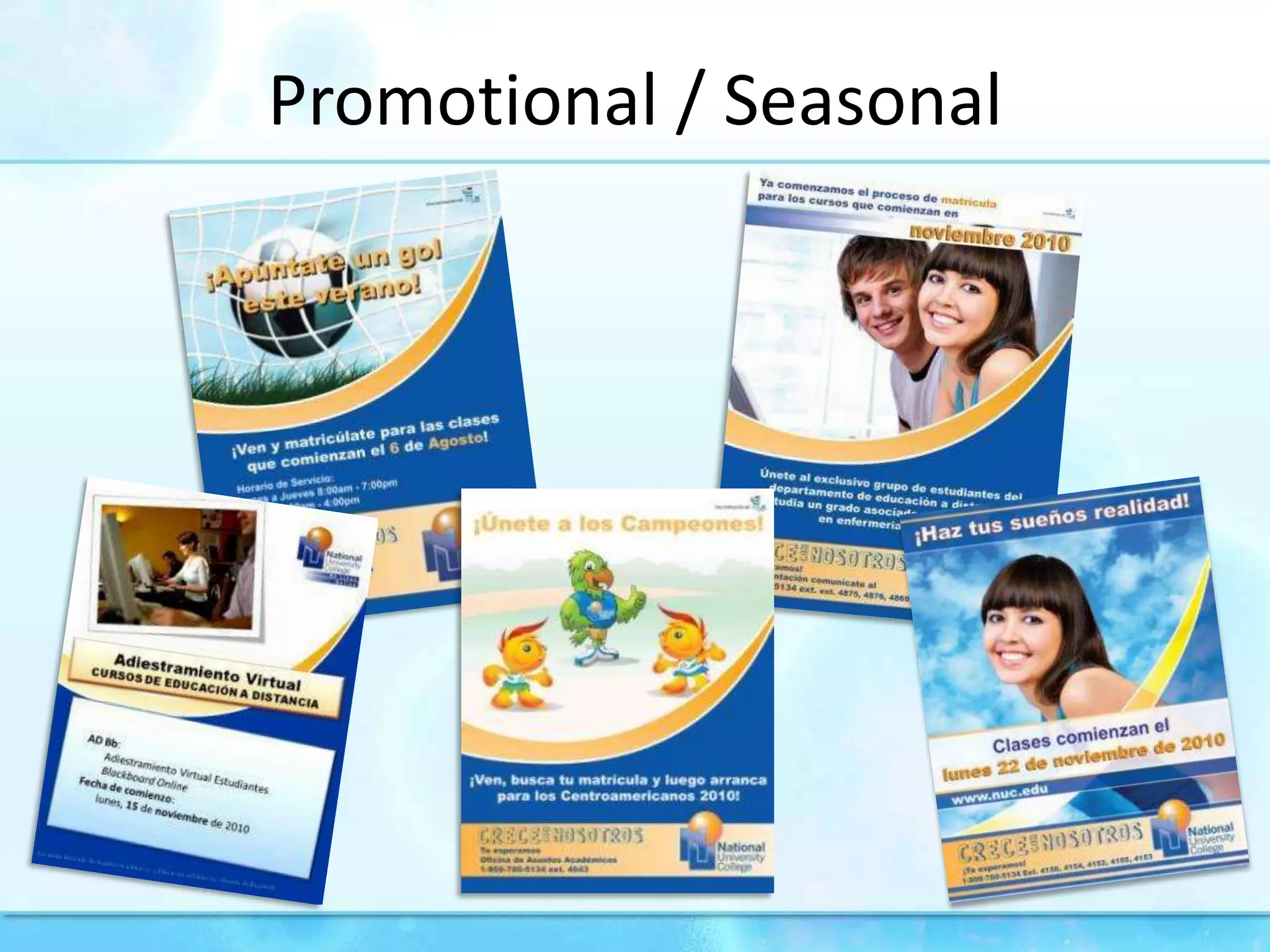 Promotional / Seasonal