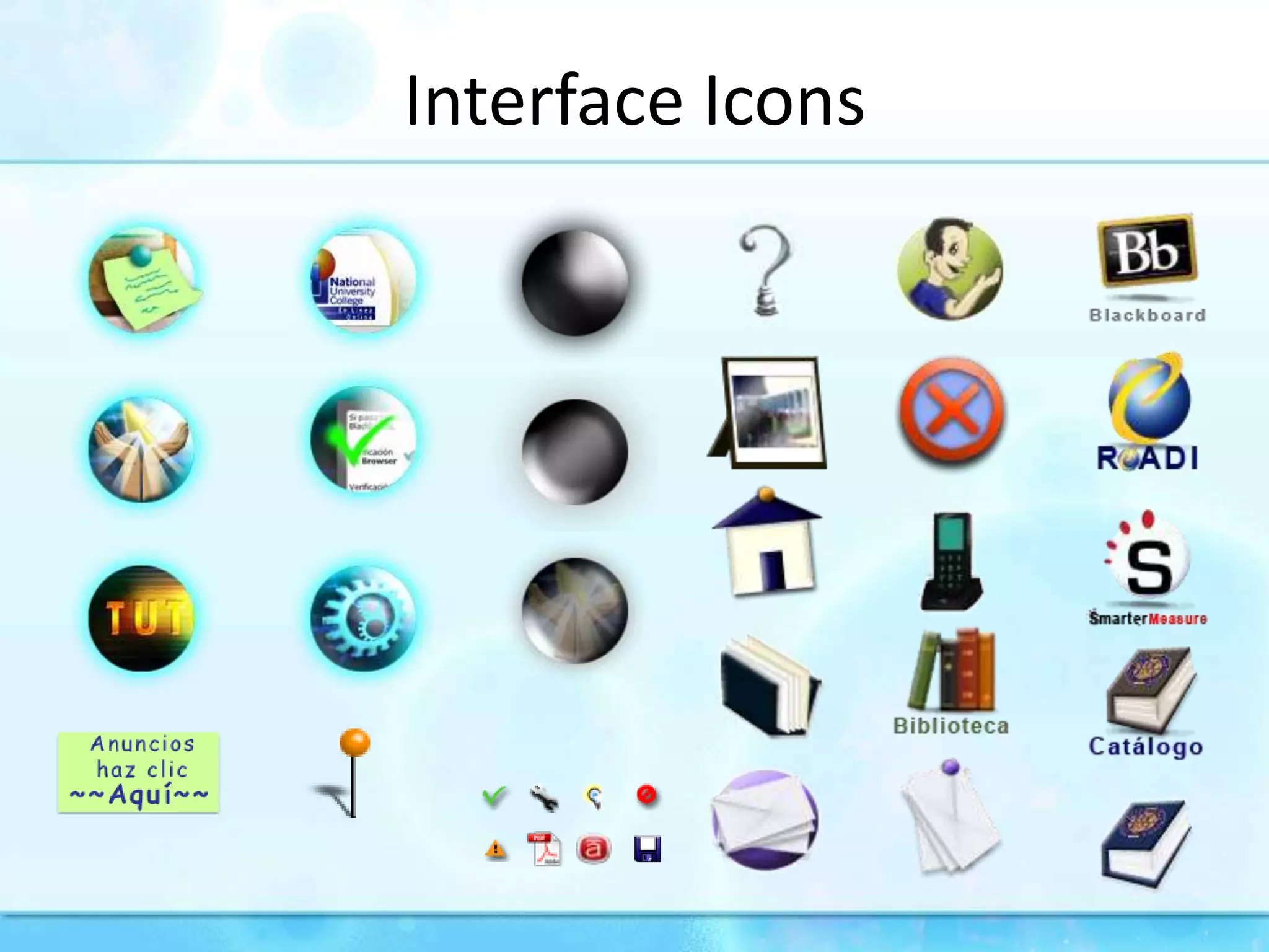 Interface Icons
