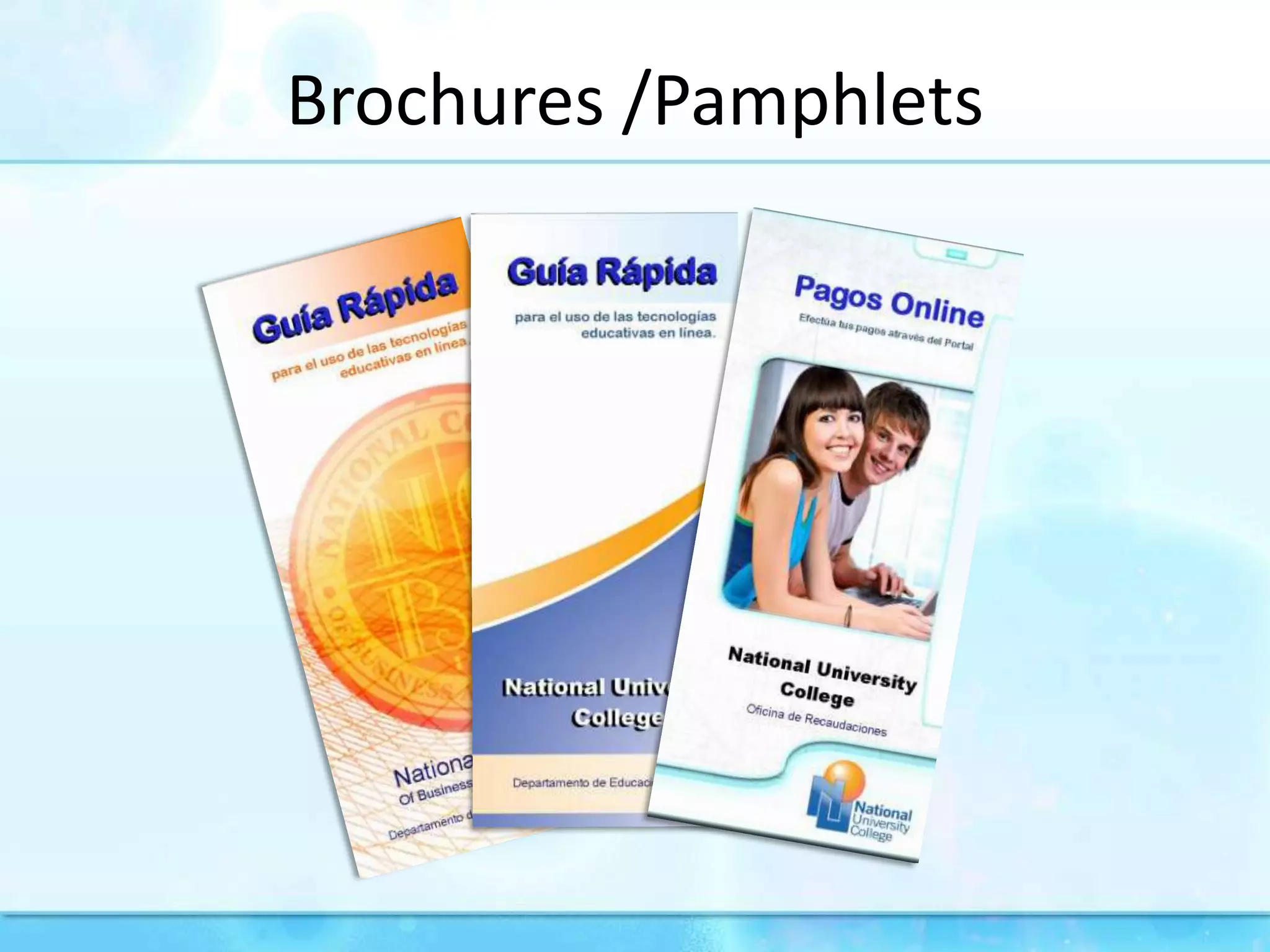 Brochures /Pamphlets
