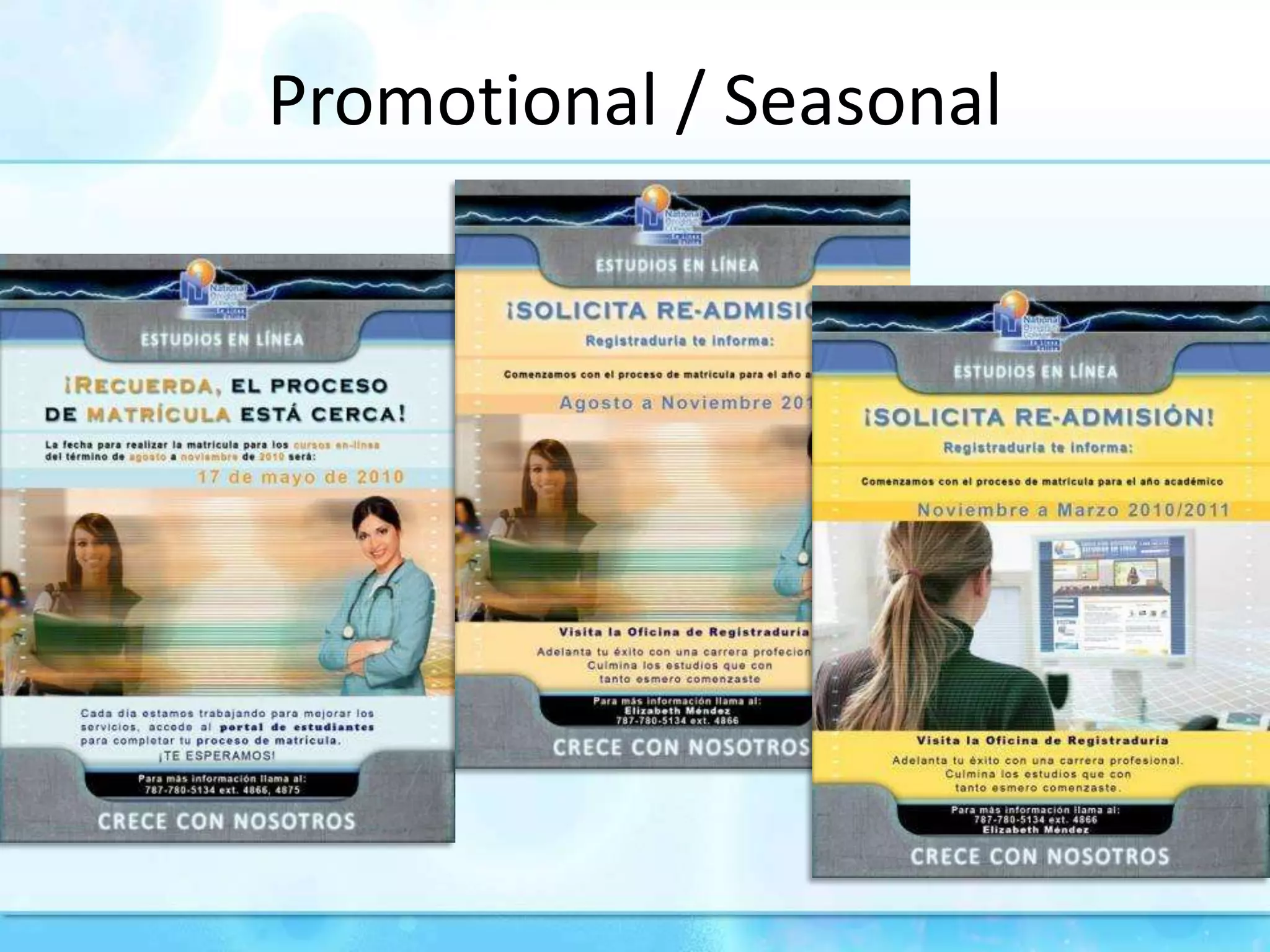 Promotional / Seasonal