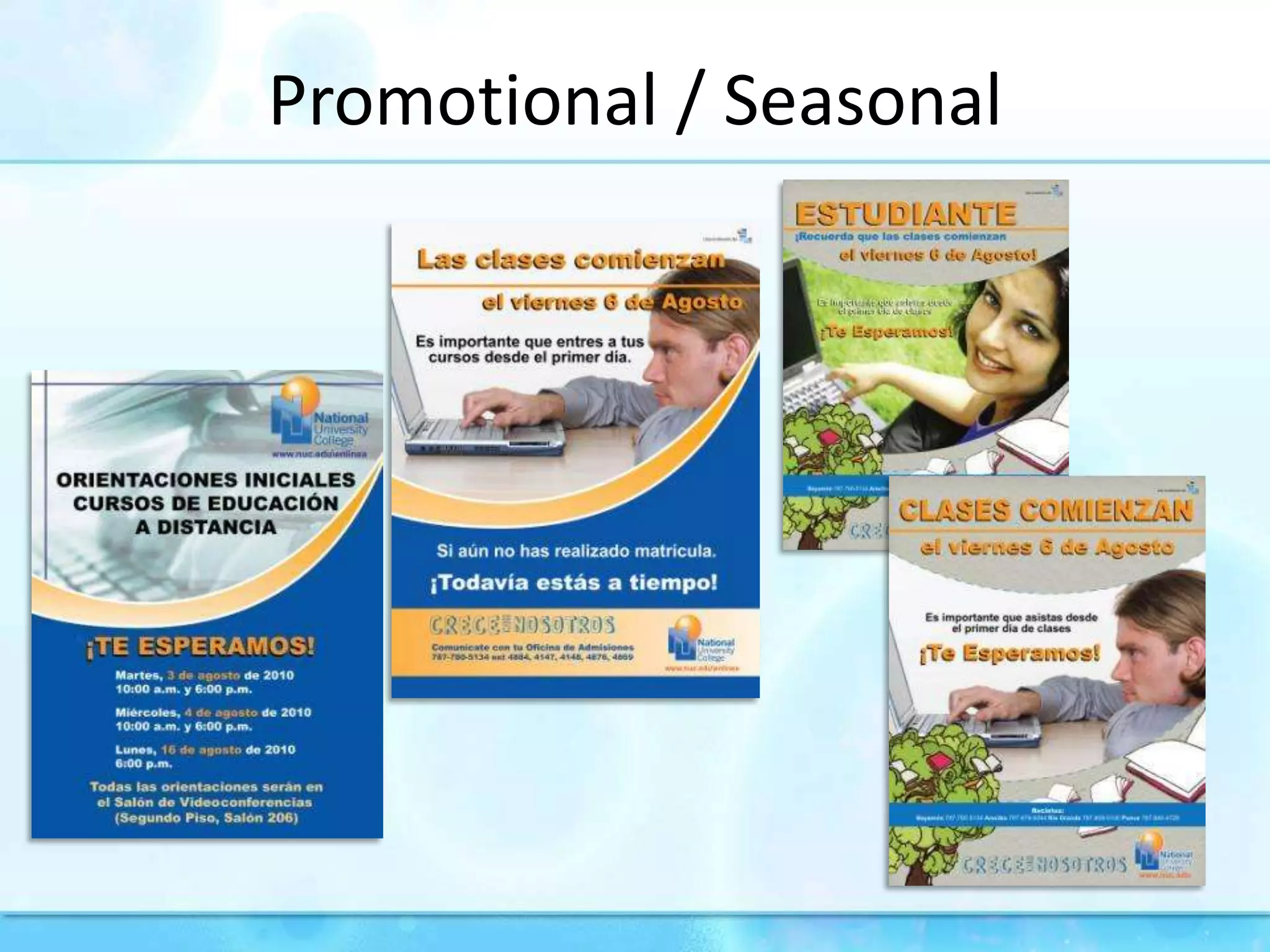 Promotional / Seasonal