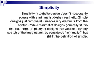 Simplicity Indesign Definition Graphic Design (Theory & Practice) | PPT