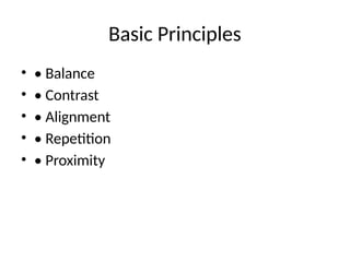 Balance Contrast Alignment the Techpillar it solution Computer grahic design | PPTX