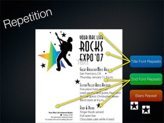 etition
R ep


              Text   Title Font Repeats



                     2nd Font Repeats



                       Stars Repeat
 