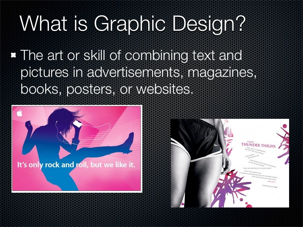 Graphic design slideshow