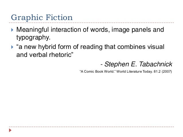 Graphic Fiction graphic-fiction