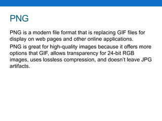 Graphic file types | PDF