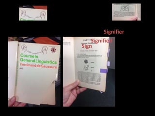 : 
Sign 
Sign 
Signifier 
Signified 
 