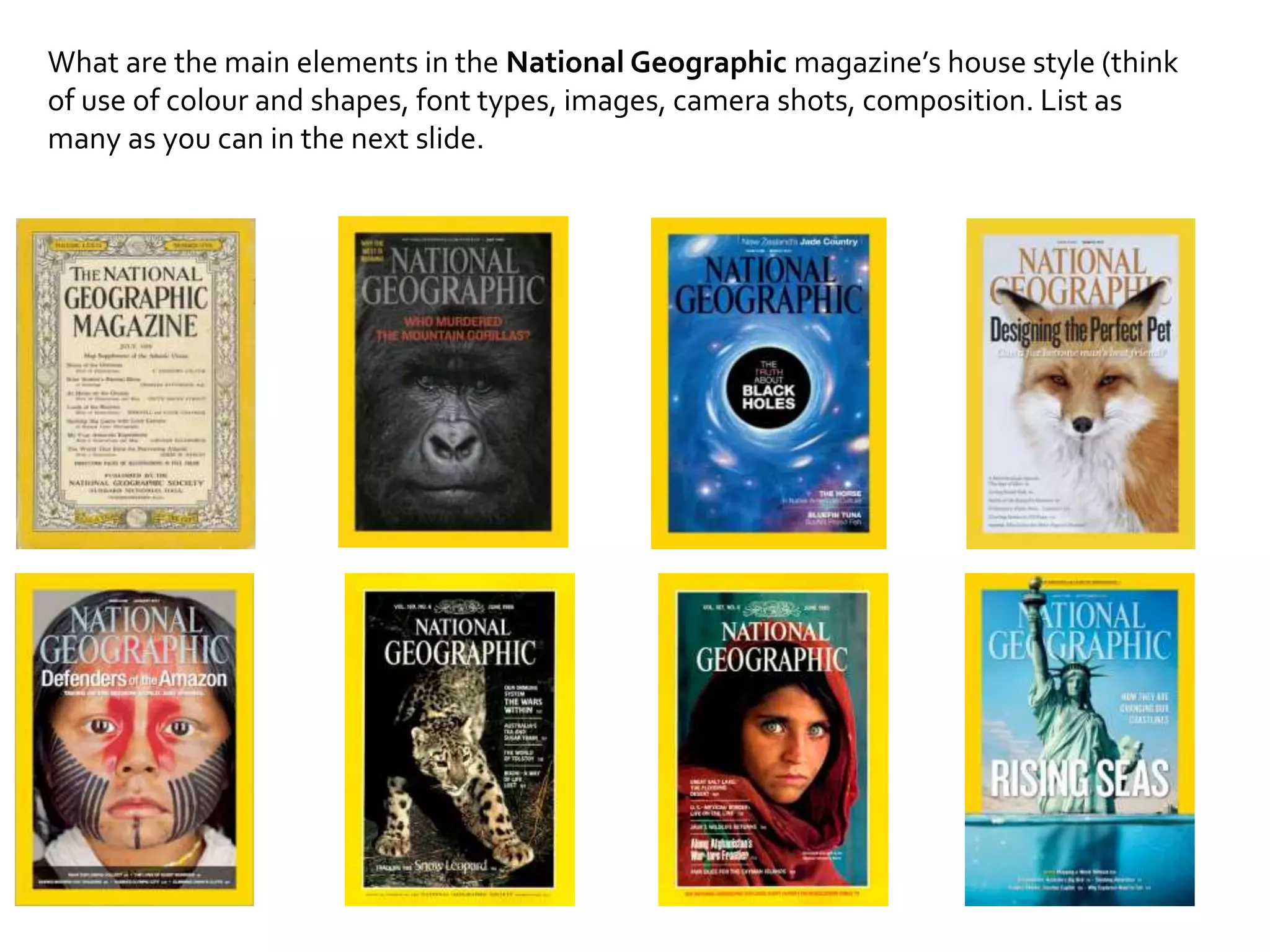 Graphic media language house style analysis | PPTX