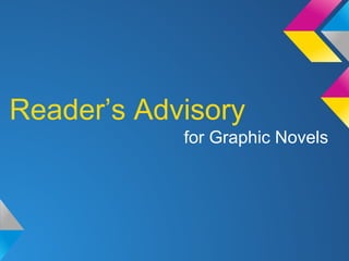 Reader’s Advisory
for Graphic Novels

 