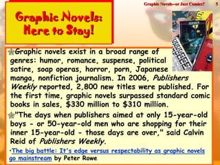 Graphic Novels for Young Adults | PPT